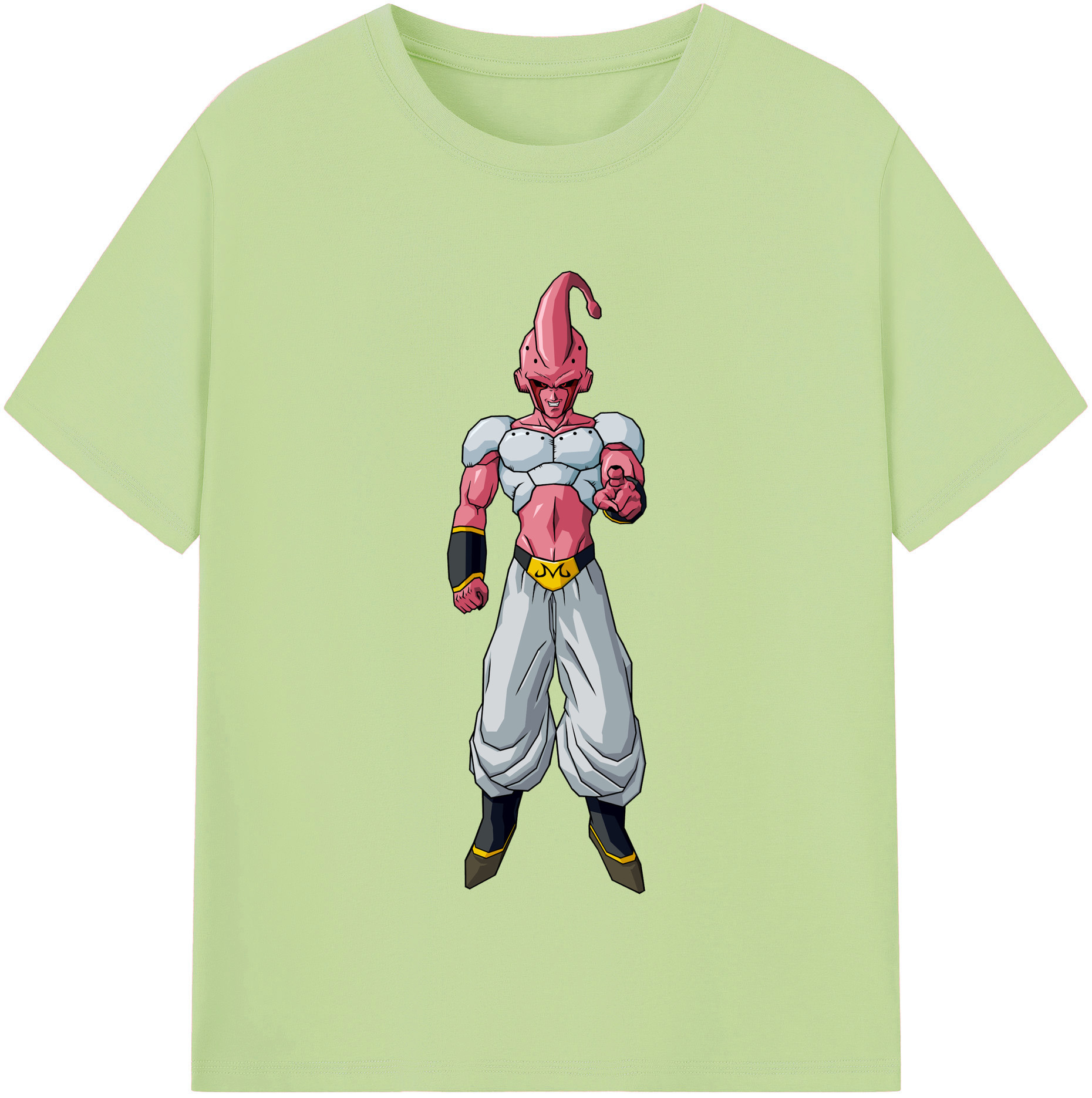 （画像用） ドラゴンボール 魔人ブウ DRAGON BALL Majin Buu 綿100％半袖Tシャツ（フロントプリント）
